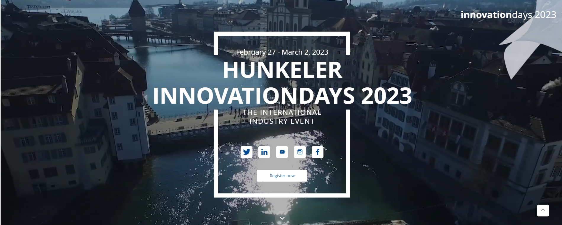 Hunkeler Innovation Days 2023 UNIIC